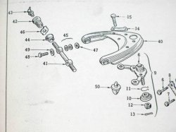 画像2: SR&SRL&SP用 フロントアッパーアームシャフト左右セット