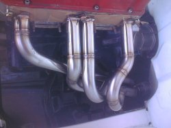 画像9: スピリットガレージハ310サニー用　ステンレスタコ足　4-1