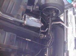 画像18: スピリットガレージハ310サニー用　ステンレスマフラー・ステンレスタコ足　セット 