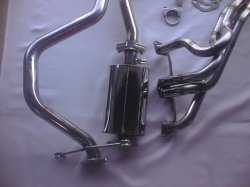 画像6: スピリットガレージハ310サニー用　ステンレスマフラー・ステンレスタコ足　セット 