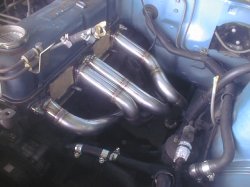 画像15: スピリットガレージハ310サニー用　ステンレスタコ足　4-1