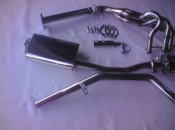 画像4: スピリットガレージハ310サニー用　ステンレスマフラー・ステンレスタコ足　セット 