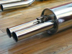 画像7: スピリット・ガレージ・ハコスカ KGC10/GC10用ステンレスデュアルマフラー50φ+ステンレスタコ足45φ Set 