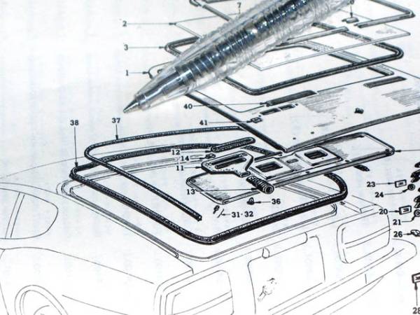 画像4: フェアレディ240ZG&S30Z&S31Z 用リアハッチ内側 ウエザーストリップ