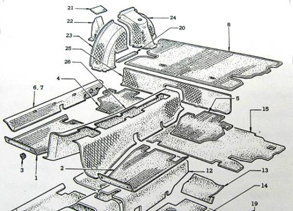 画像2: フェアレディ240ZG&S30&S31Z・フロアーカーペット2点セット 